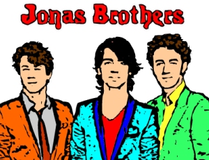 Jonas Brothers Color Game